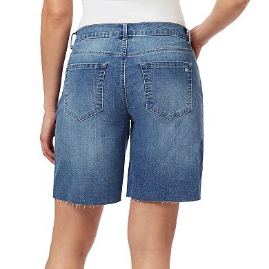 Juniors' WallFlower Tomboy Insta Stretch Low Rise Bermuda Shorts