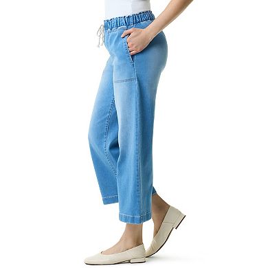 Women's Gloria Vanderbilt Relaxed Wide Leg Cropped Jeans