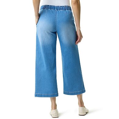 Women's Gloria Vanderbilt Relaxed Wide Leg Cropped Jeans