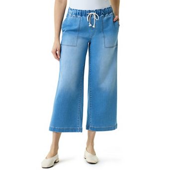 Women's Gloria Vanderbilt Relaxed Wide Leg Cropped Jeans