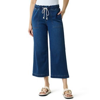 Women's Gloria Vanderbilt Relaxed Wide Leg Cropped Jeans