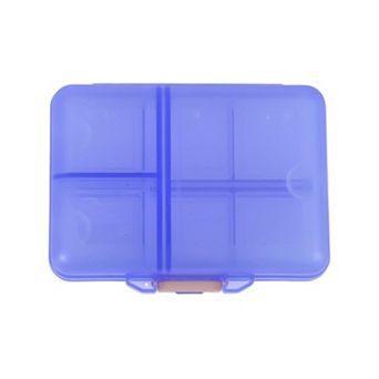 Durable 9 Grids Double Layer Medicine Case for Travel 1 pc