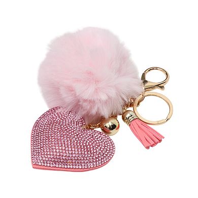 Fashionable Heart Handbag Charm 5.91" 1 Pc