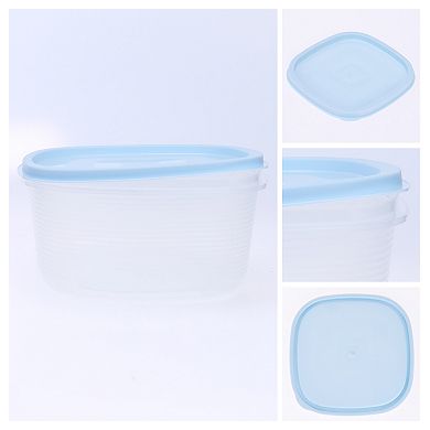 5 Pack Food Storage Containers with Lids, Plastic Meal Prep Food Containers, Leakproof Lunch Box