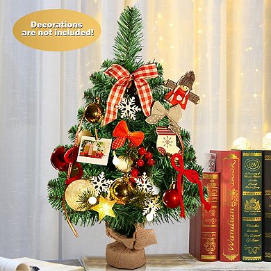 Costway 2/3Ft Season Decoration PVC Artificial Small Christmas Tree