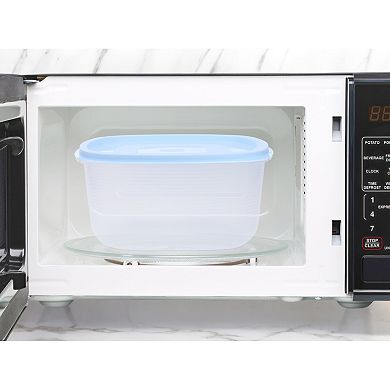 7 Pack Food Storage Containers with Lids, Plastic Meal Prep Food Containers, Leakproof Lunch Box