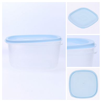 7 Pack Food Storage Containers with Lids, Plastic Meal Prep Food Containers, Leakproof Lunch Box