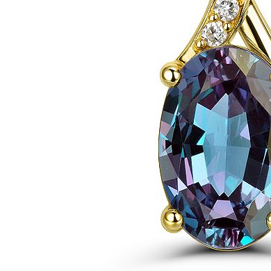 Luna Mia 10k Gold Multi-Gemstone & Diamond Accent Earrings