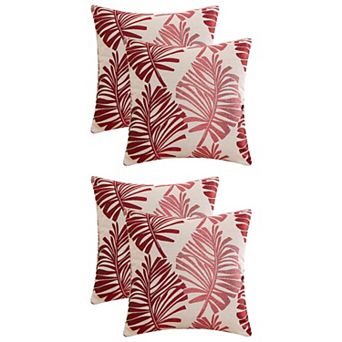 4 pc Throw Pillow Covers Decorative Farmhouse Soft Pillow Cases 18x18&22x22 Inch