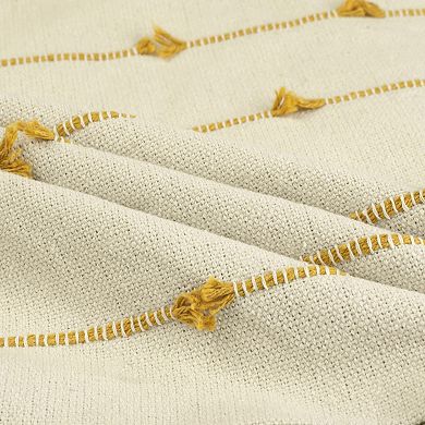 4 Pack Striped Boho Cushion Covers Modern Decorative Throw Pillow Covers for Home Decor 18x18 Inch