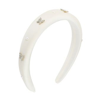 Women's Butterfly Faux Pearls Headbands 1 pc