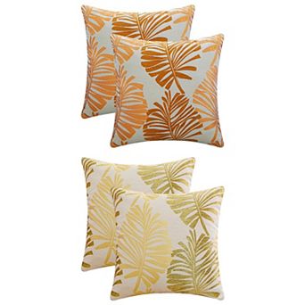4 pc Throw Pillow Covers Decorative Farmhouse Pillow Case Soft Cushion Pillowcase 18x18&22x22 Inch