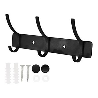 1 pc Coat Rack Wall Mount, Hat Rack with 3 Hook for Wall, Towel Hooks for Bathrooms