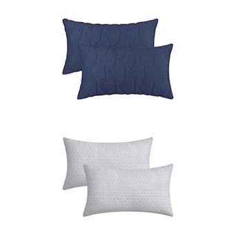 4 pc Soft Decorative Throw Pillow Covers, Cushion Pillow Cover for Sofa Bedroom 12x20&18x18 Inch