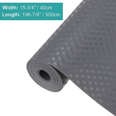 Shelf Liner, Non-Slip Drawer Liner 15-3/4" x 196-7/8" EVA Liner with Braid Pattern