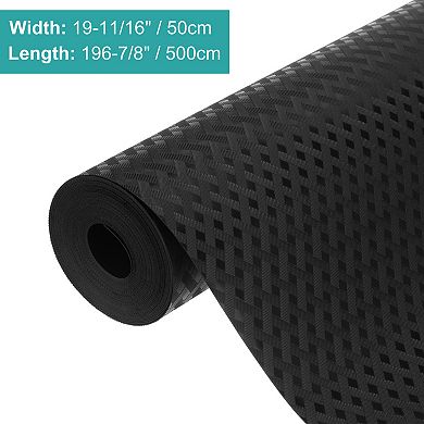 Shelf Liner, Non-Slip Drawer Liner 19-11/16" x 196-7/8" EVA Liner with Braid Pattern