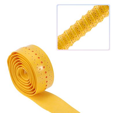 2 Pcs Tennis Racket Grip Tape, Perforated Ribbed Anti-Slip Racket Overgrip Tape
