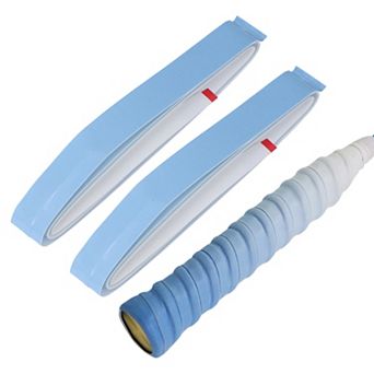 2 pc Tennis Racket Grip Tape, Nonporous Ribbed Anti-Slip Racket Overgrip Tape