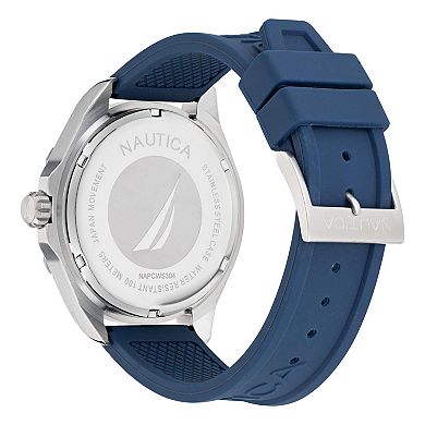 Nautica Clearwater Beach Men's Silicone Strap Watch - NAPCWS304