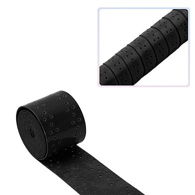 2 Pcs Tennis Racket Grip Tape, Perforated Flat Anti-Slip Racket Overgrip Tape