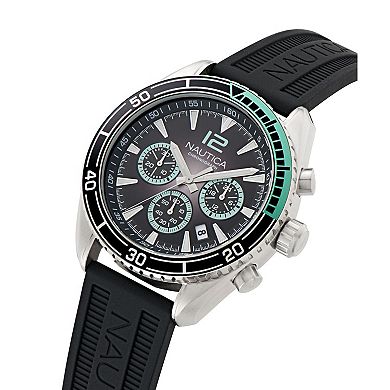 Nautica Key Biscane Men's Chronograph Silicone Strap Watch - NAPKBF305
