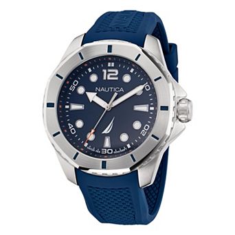 Nautica Koh May Bay Men's Silicone Strap Watch - NAPKMF201