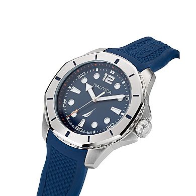 Nautica Koh May Bay Men's Silicone Strap Watch - NAPKMF201