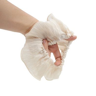 Solid Double Layer Hair Ties for Home 1 Pc