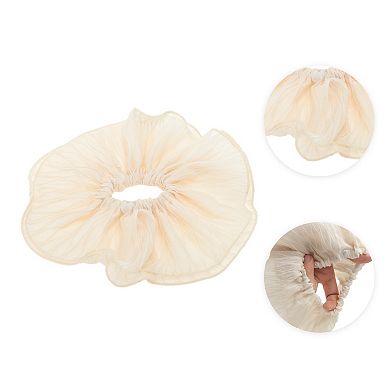 Solid Double Layer Hair Ties for Home 1 Pc