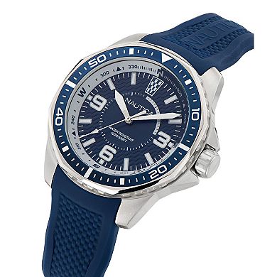 Nautica Koh May Bay Men's Silicone Strap Watch