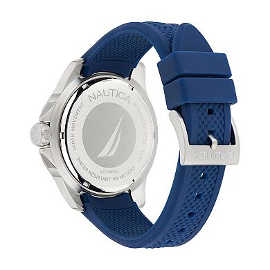 Nautica Koh May Bay Men's Silicone Strap Watch