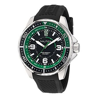 Nautica Koh May Bay Men's Silicone Strap Watch