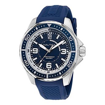 Nautica Koh May Bay Men's Silicone Strap Watch