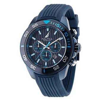 Nautica One Men's Chronograph Silicone Strap Watch