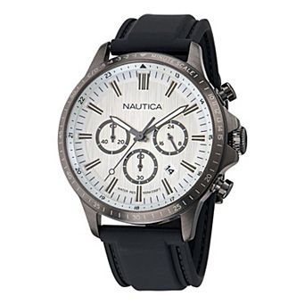 Nautica Men's Chronograph Silicone Strap Watch - NAPBOS501