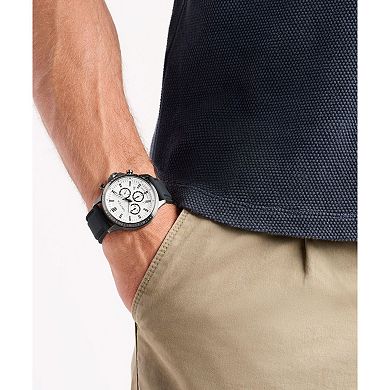 Nautica Men's Chronograph Silicone Strap Watch - NAPBOS501