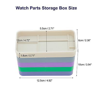 Storage Box, 5 Layer Parts Tray, Portable Storage Case Tools