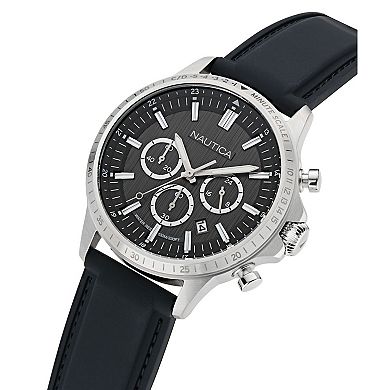 Nautica Men's Chronograph Silicone Strap Watch - NAPBOS502