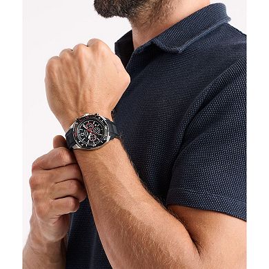 Nautica NCT Blue Sail Men's Chronograph Silicone Strap Watch - NAPBSS501