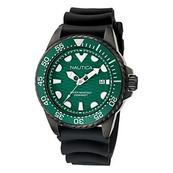 Nautica NCT Sea Dive Men's Silicone Strap Watch - NAPSDS503