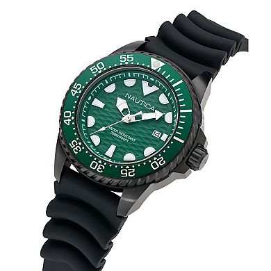 Nautica NCT Sea Dive Men's Silicone Strap Watch - NAPSDS503