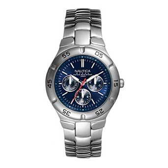 Nautica Men's Multifunction Stainless Steel Bracelet Watch - N10061
