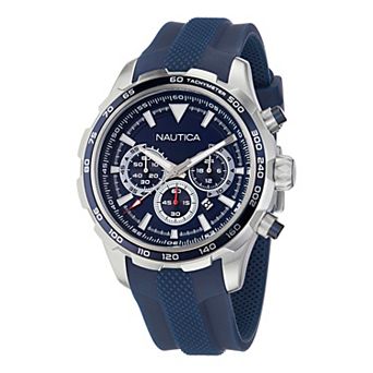 Nautica NST Men's Chronograph Silicone Strap Watch - NAPNSAS33