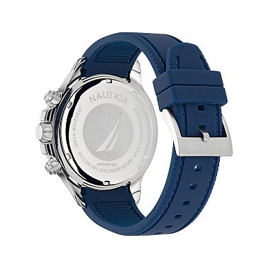 Nautica NST Men's Chronograph Silicone Strap Watch