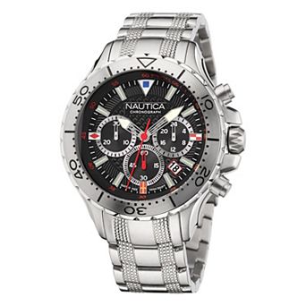 Nautica NST Men's Chronograph Stainless Steel Bracelet Watch - NAPNSF204