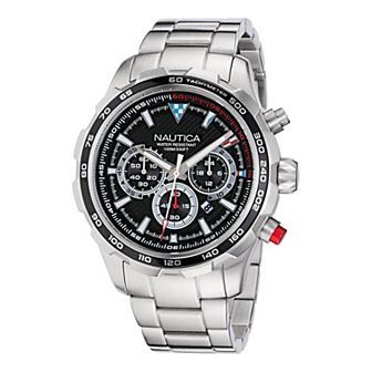 Nautica NST Men's Chronograph Stainless Steel Bracelet Watch - NAPNSF301