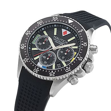Nautica Men's Westport Chronograph Silicone Strap Watch - NAPWPS301