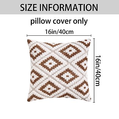 4Pcs Soft Short Plush Decorative Throw Pillow Covers Luxury Style Cushion Covers for Sofa Bedroom