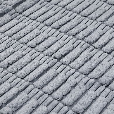 4 Packs Corduroy Decorative Throw Pillow Cases Soft Boho Solid Striped Cushion Covers 18x18 Inch