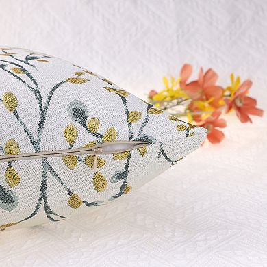 4Pcs Classical Floral Pattern Decoration Throw Pillow Cover Pillow Cases 12x20&18x18 Inch